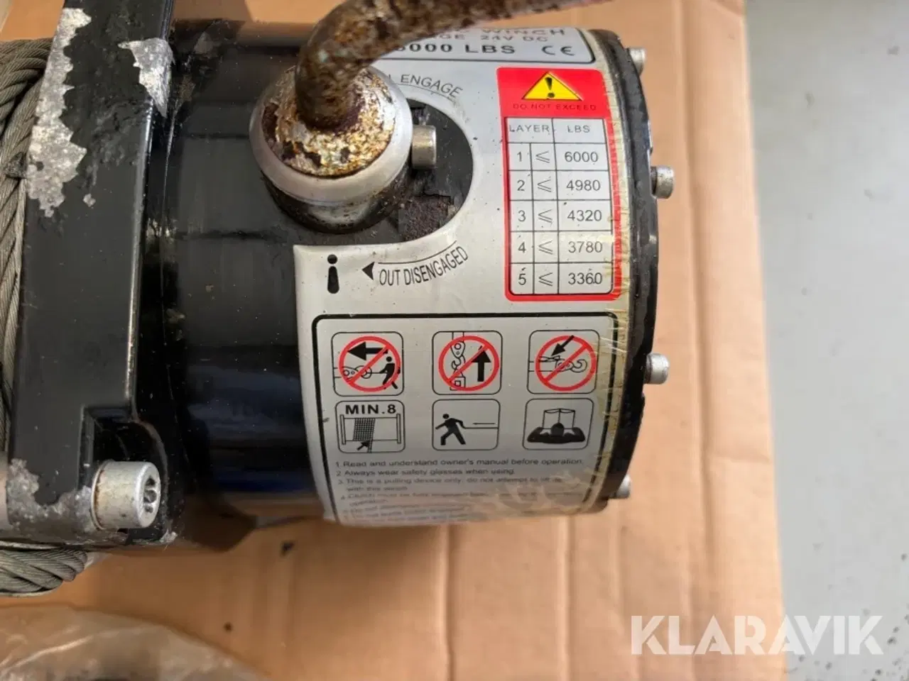 Billede 5 - El-spil / Elektrisk vinsch 6000 lb (komplet sæt) 6000 Electric Winch