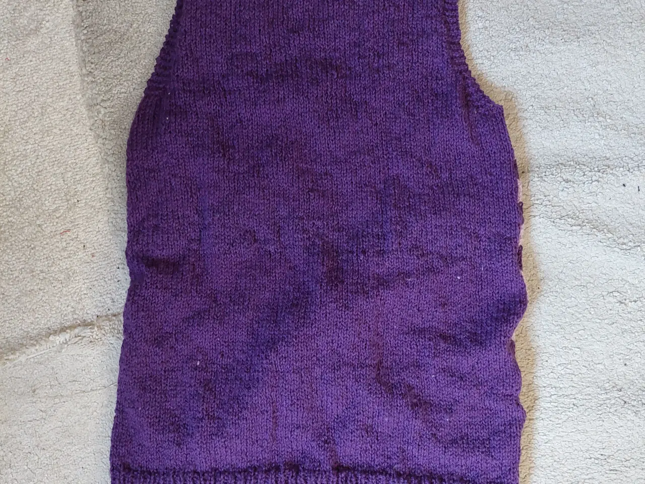 Billede 3 - Vest håndstrik str. XL