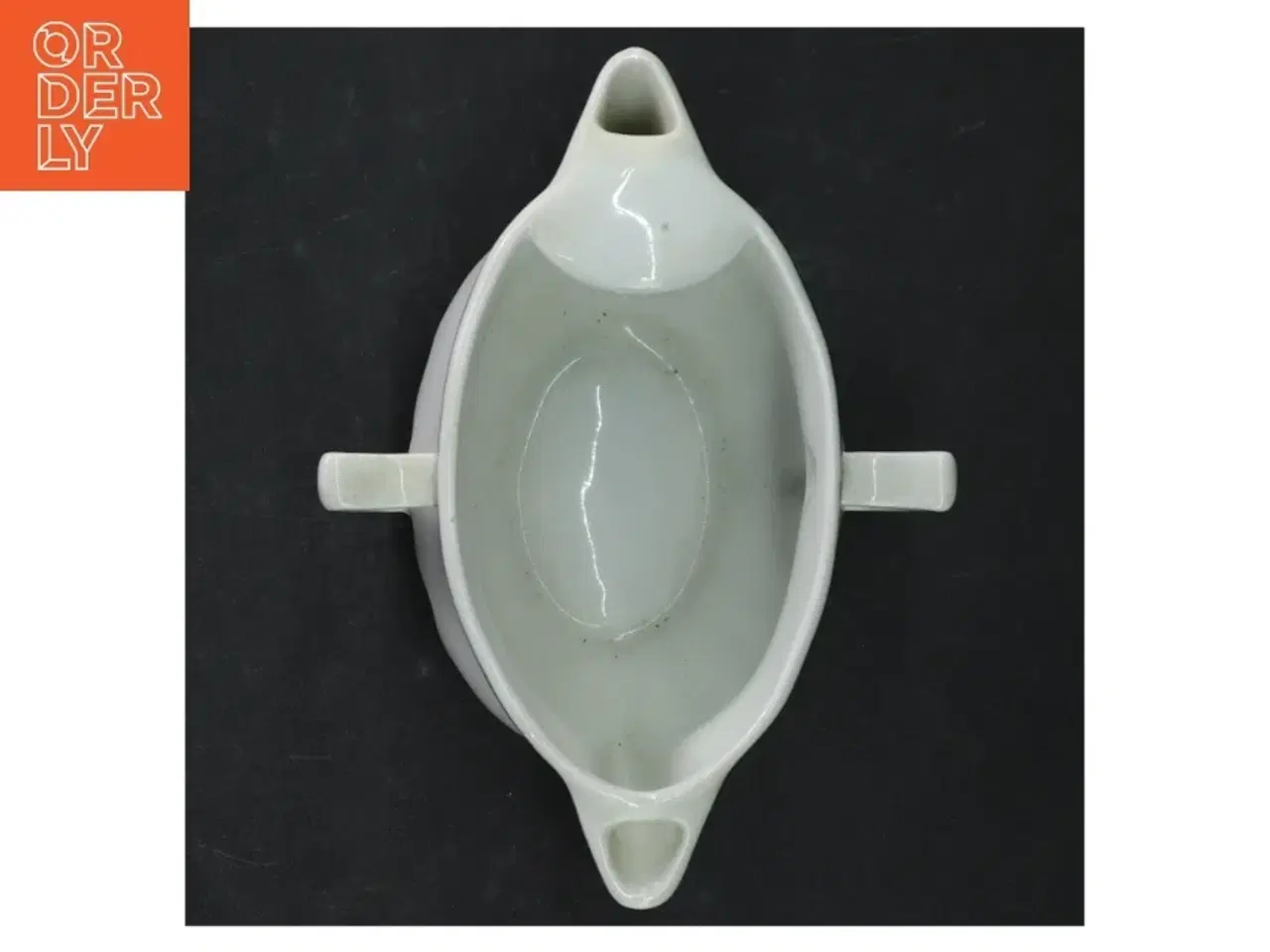 Billede 4 - Hvidt porcelænssovseskål fra Pillivuyt (str. 17x12 cm)