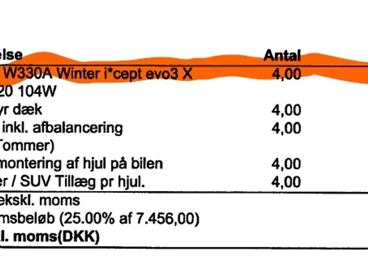 Billede 2 - Vinterdæk 20" 235/50R20 104W H Peugeot E3008/E5008