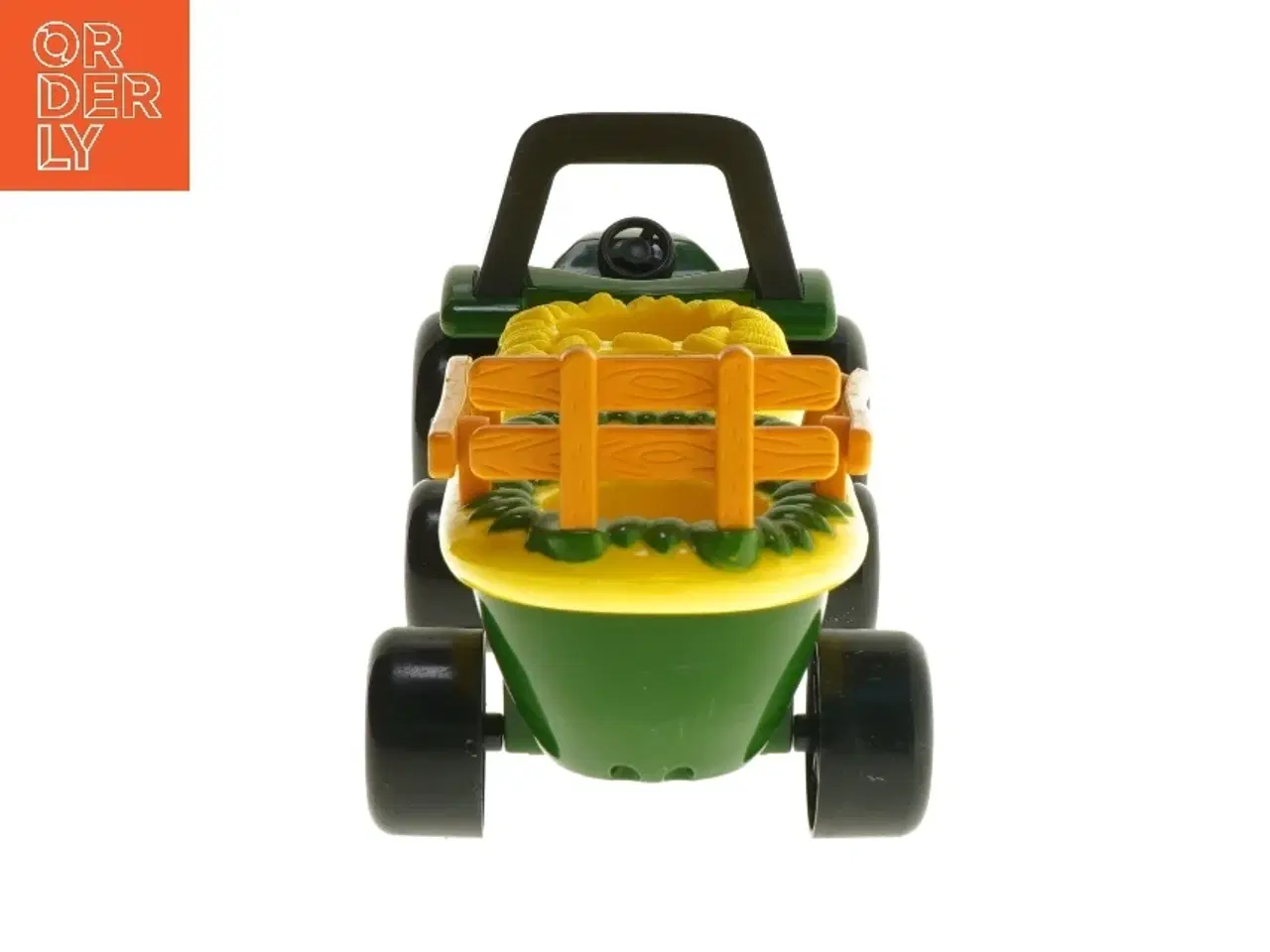 Billede 3 - Legetøjstraktor med vogn (str. 11x36x9,5 cm)