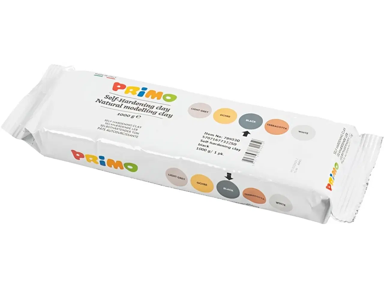 Billede 1 - Selvhærdende Sort Ler 12x1000g - Kreativitet Uden Grænser