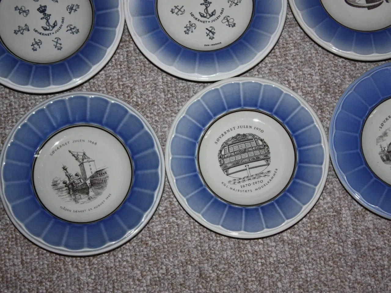 Billede 4 - Juleplatter Søværnet Aluminia Royal Copenhagen