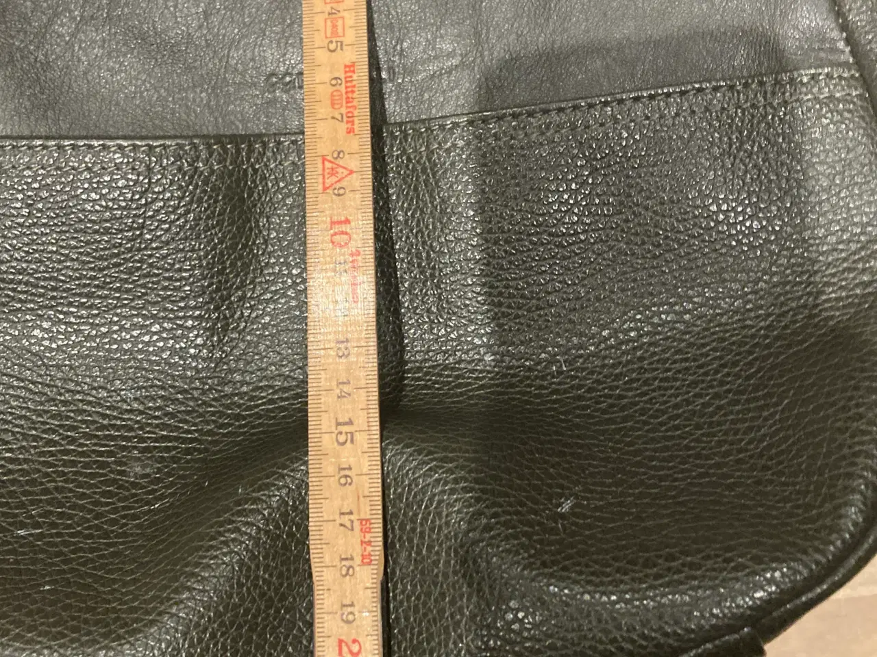 Billede 8 - Olivengrøn skindtaske fra Fratelli