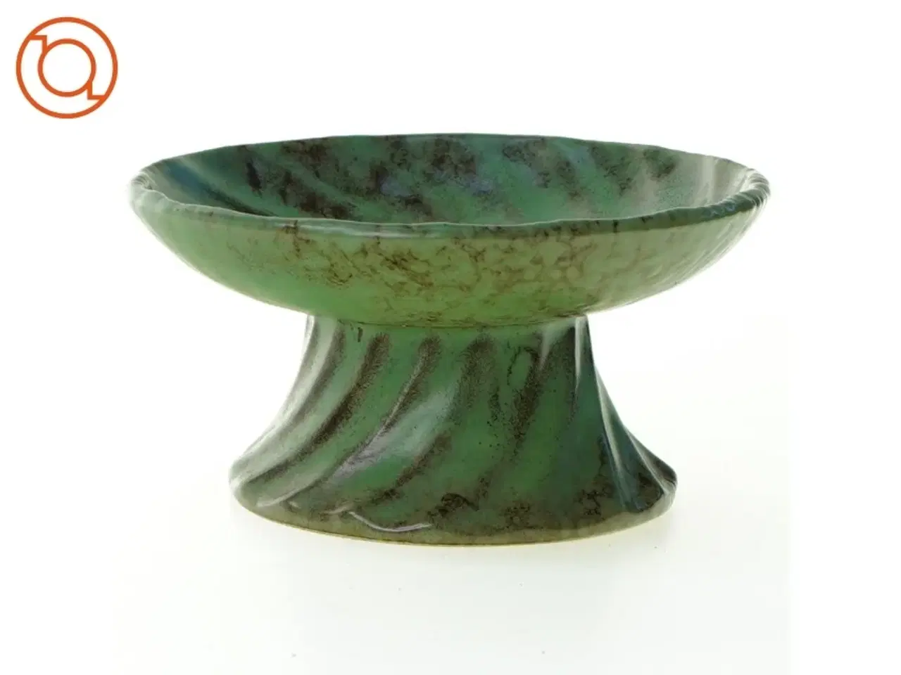 Billede 1 - Gammel opsats / lysestage i stentøj fra Fom 953 Dek 41. Nummereret.