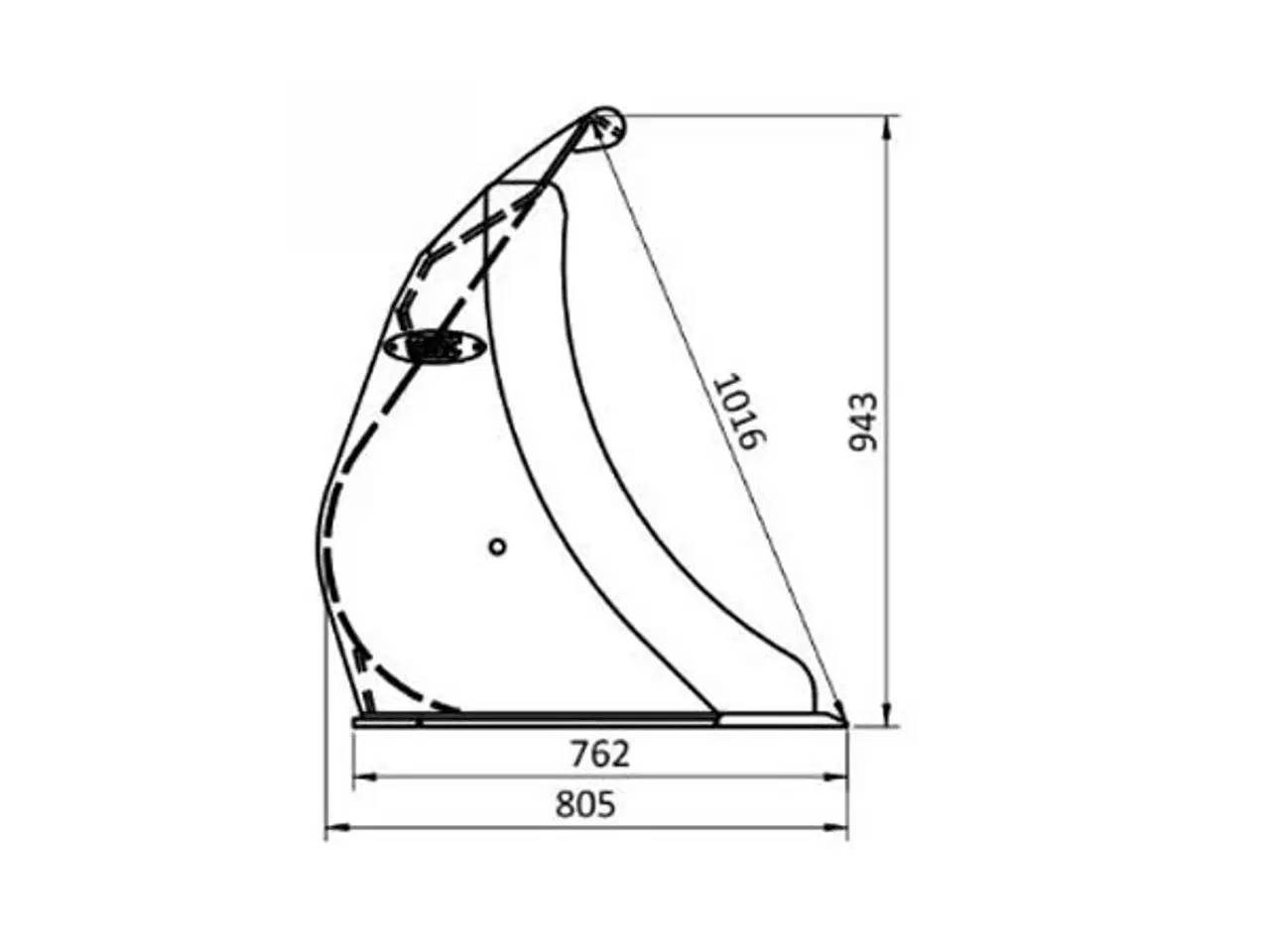 Billede 2 - JST RG HD frontskovl 220-260 cm.