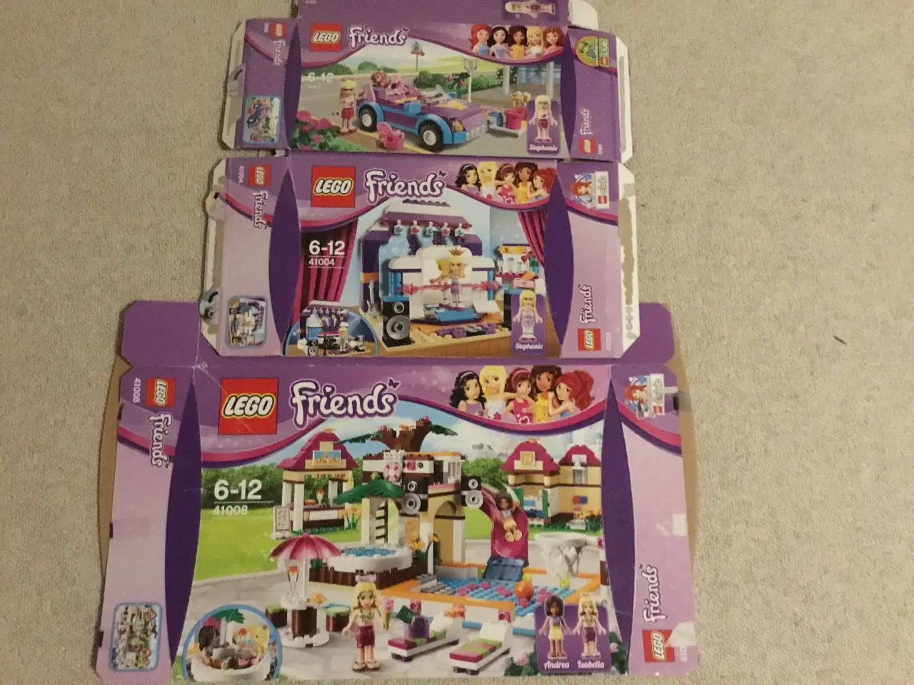 Billede 2 - 5 kasser Lego friends