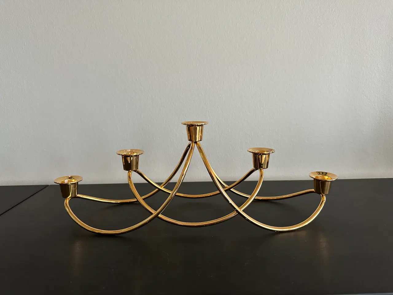 Billede 1 - Gylden Georg Jensen lysestage