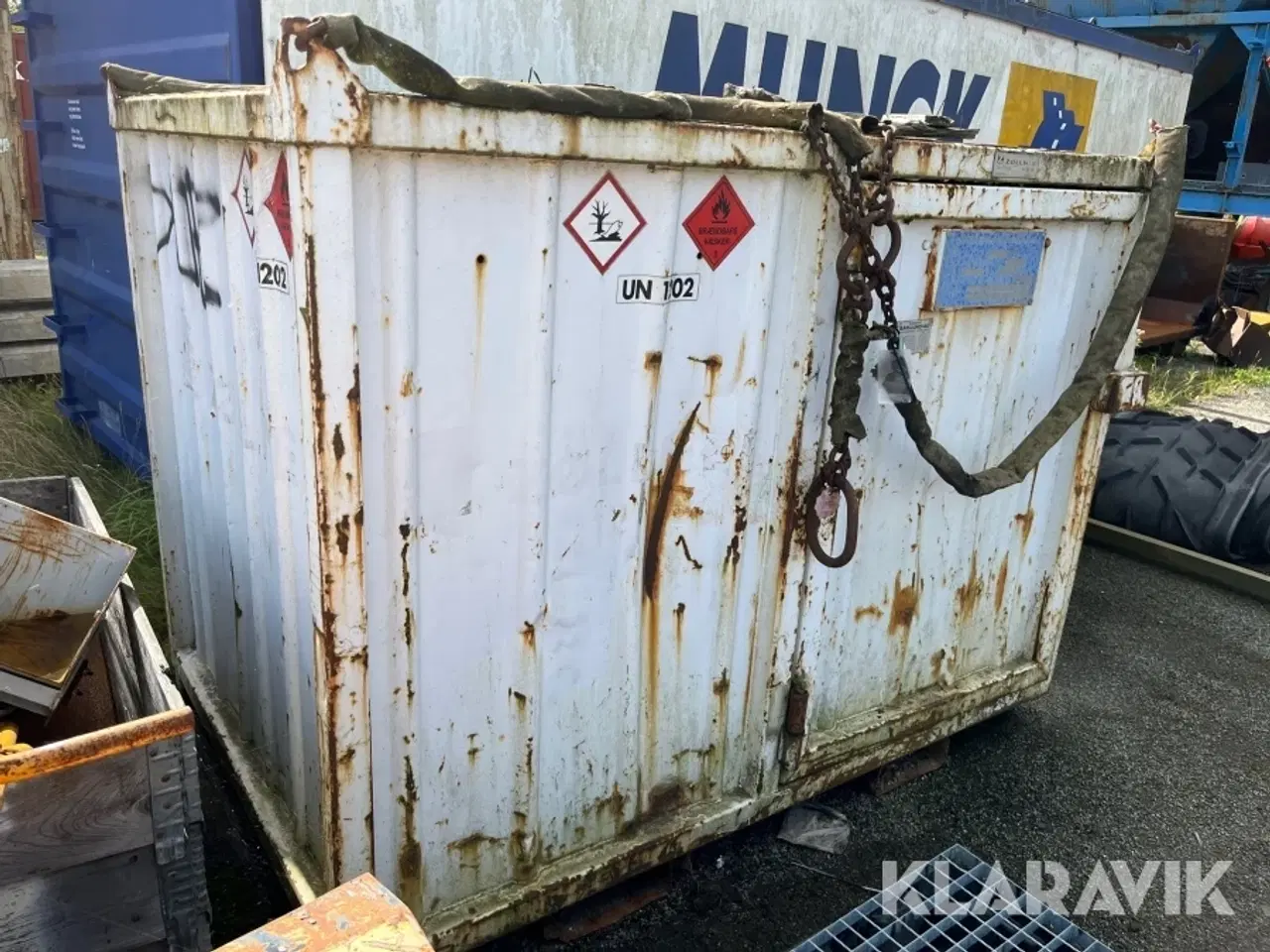 Billede 2 - Tank i container Zøllner 1500liter