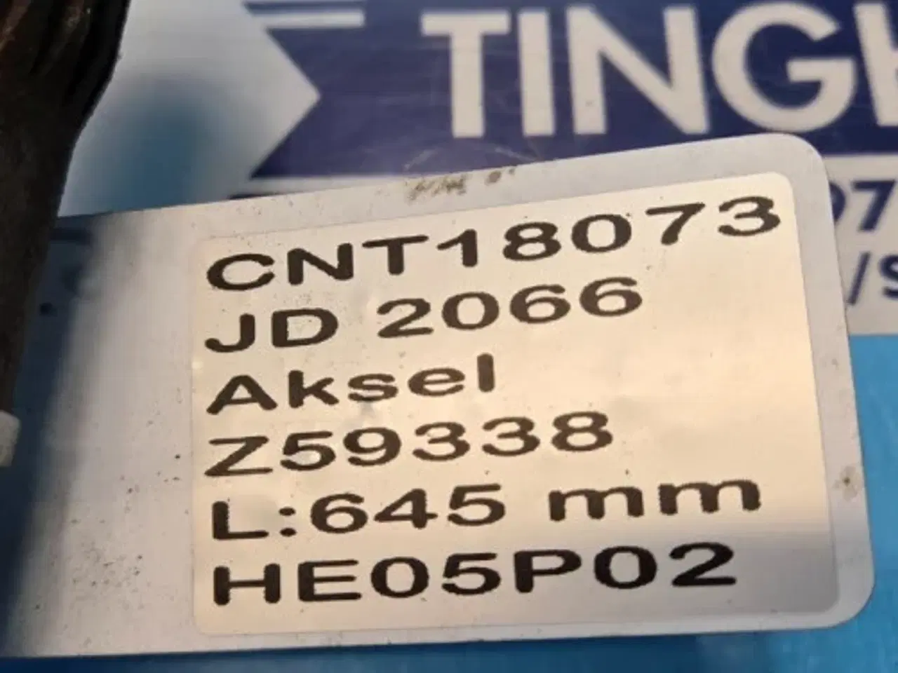 Billede 11 - John Deere 2066 Aksel Z59338