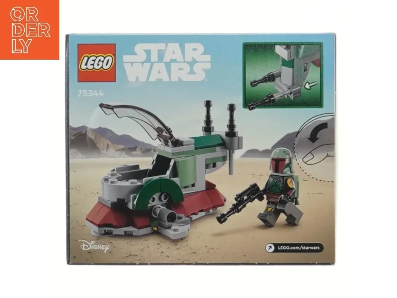 Billede 2 - LEGO Star Wars Boba Fett's Starship Microfighter fra Lego (str. 14x12 cm)