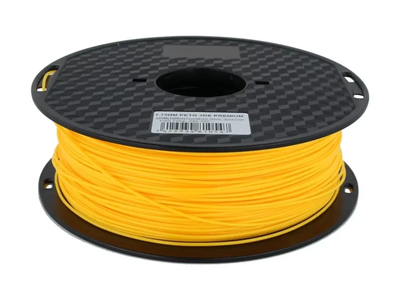 Billede 1 - Fluorescent Yellaow (Solid) - 3DE Premium - PETG - 1.75mm