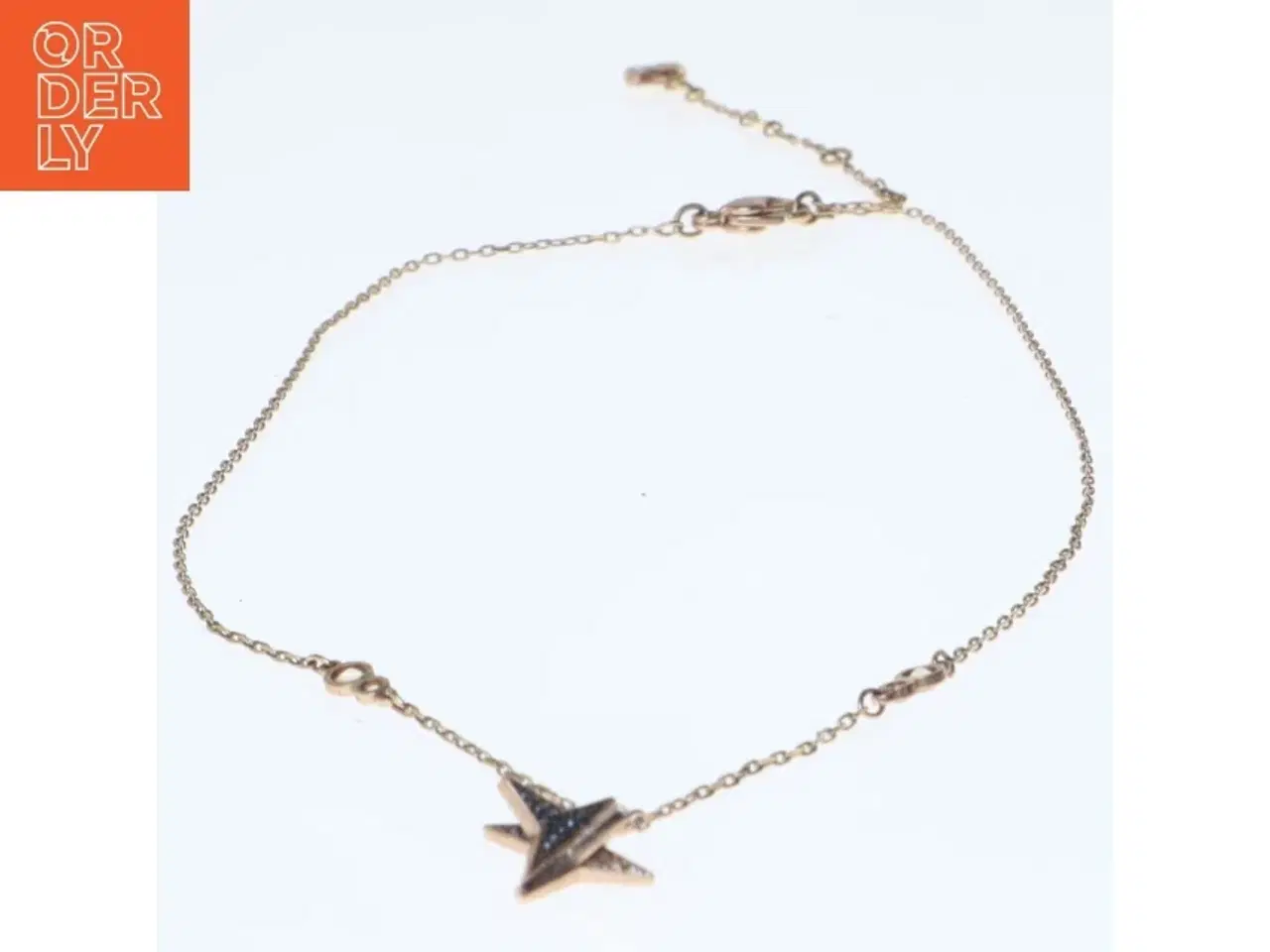 Billede 1 - Stjerne halskede fra Swarovski (str. 46 cm)