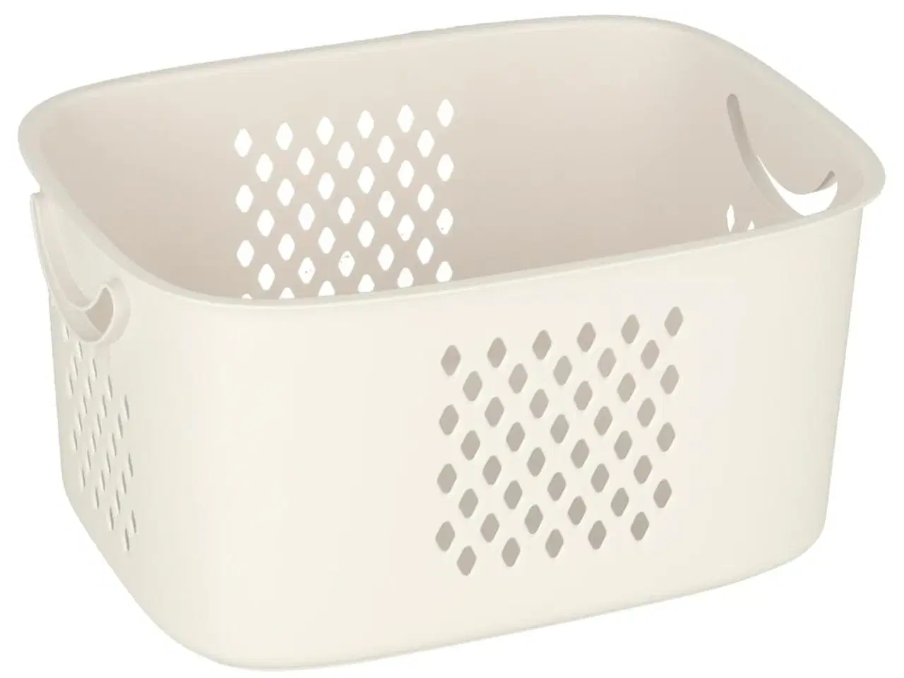 Billede 8 - Vasketøjskurv med dobbelte kurve på hjul – plast, 44 × 77,5 × 32 cm