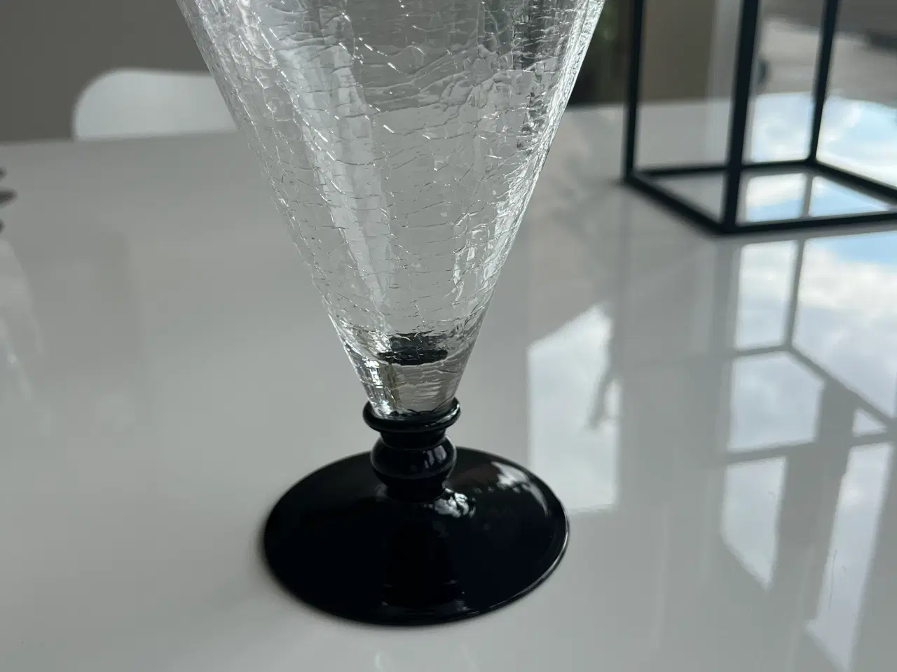 Billede 2 - Glas med sort fod