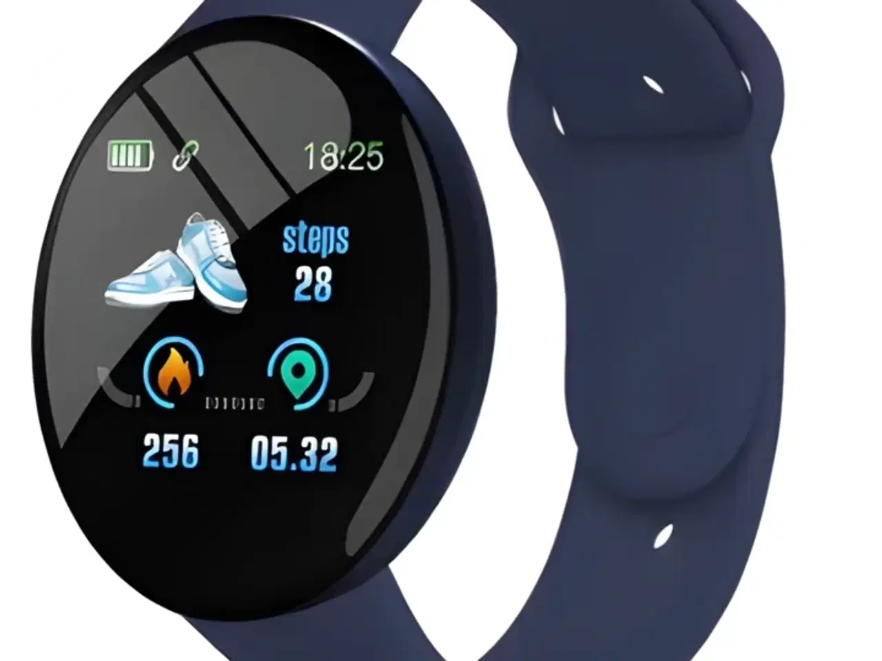 Billede 1 - 3 stk. Smartwatch Macaron, Mørkblå