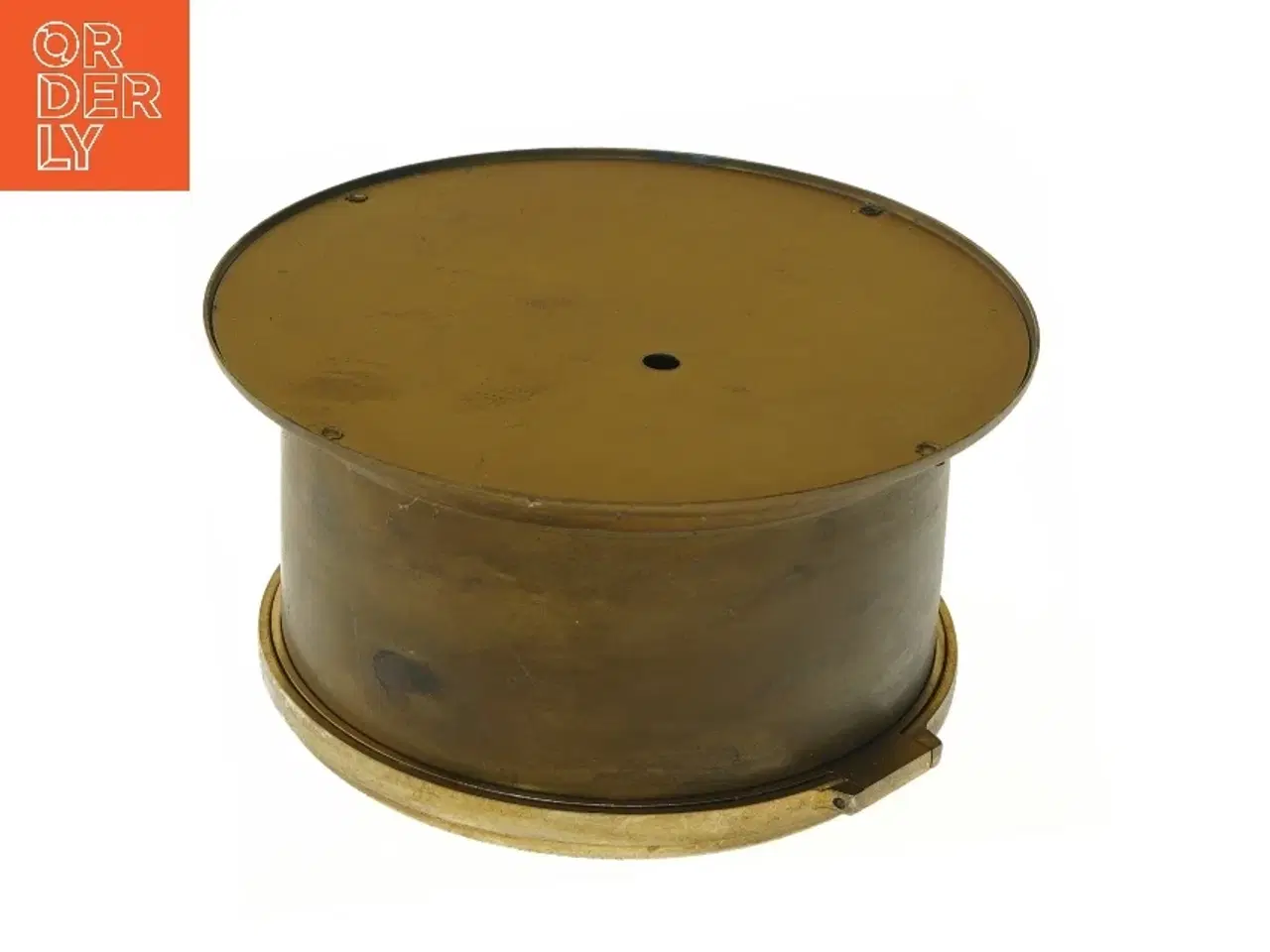 Billede 4 - Fyrkat messingbarometer Quartz (str. Ø 15x9,5 cm)