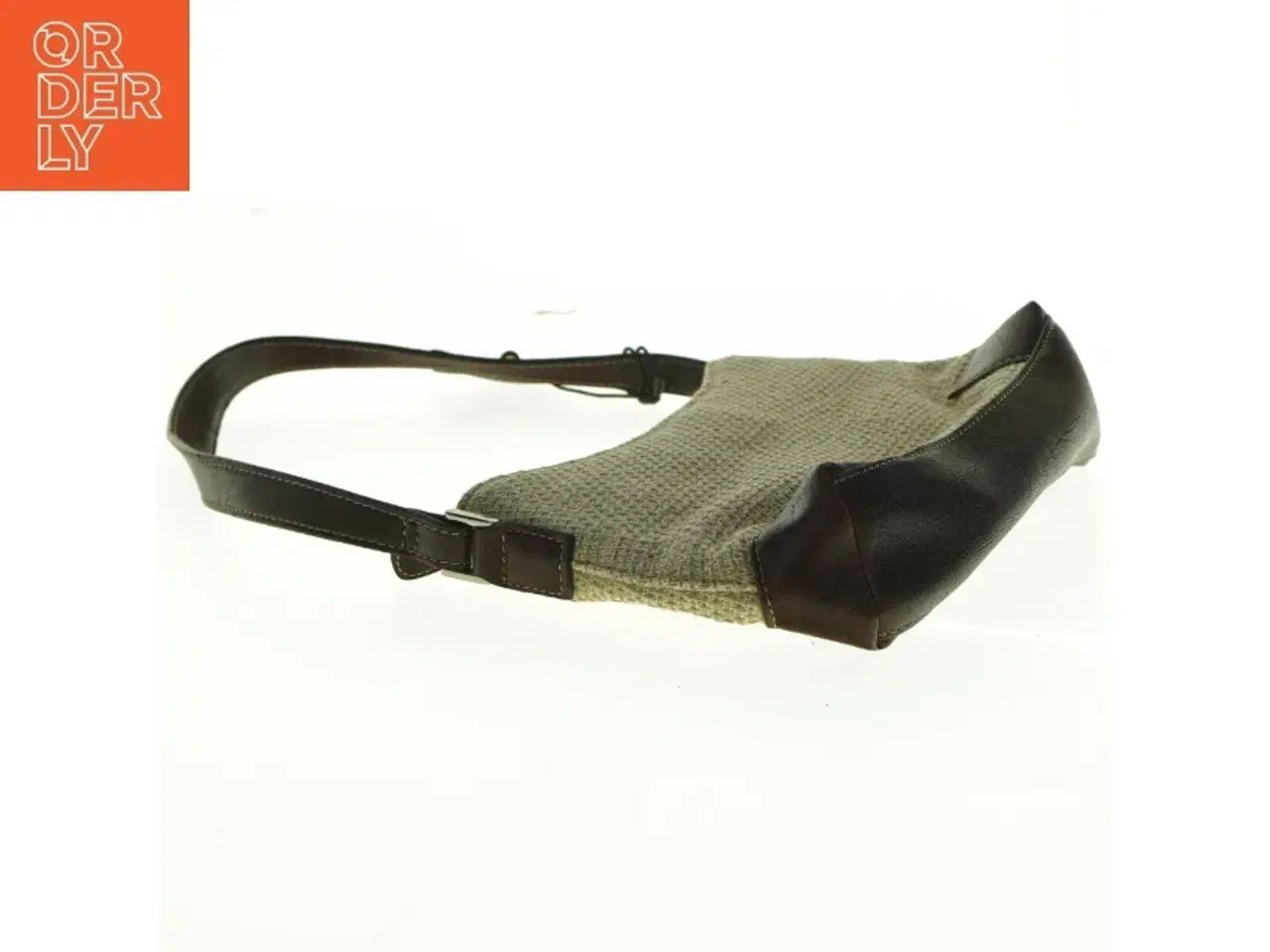 Billede 2 - Skuldertaske i stof og læder fra Liz Claiborne (str. 24 x 14 cm)