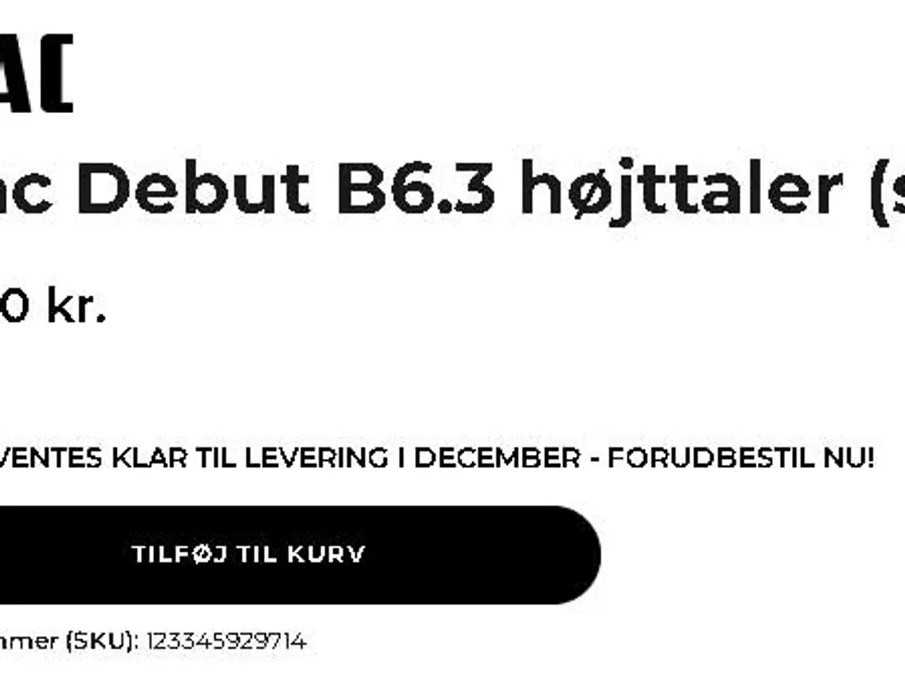 Billede 3 - NYE ELAC Debut DB63, Aalborg.