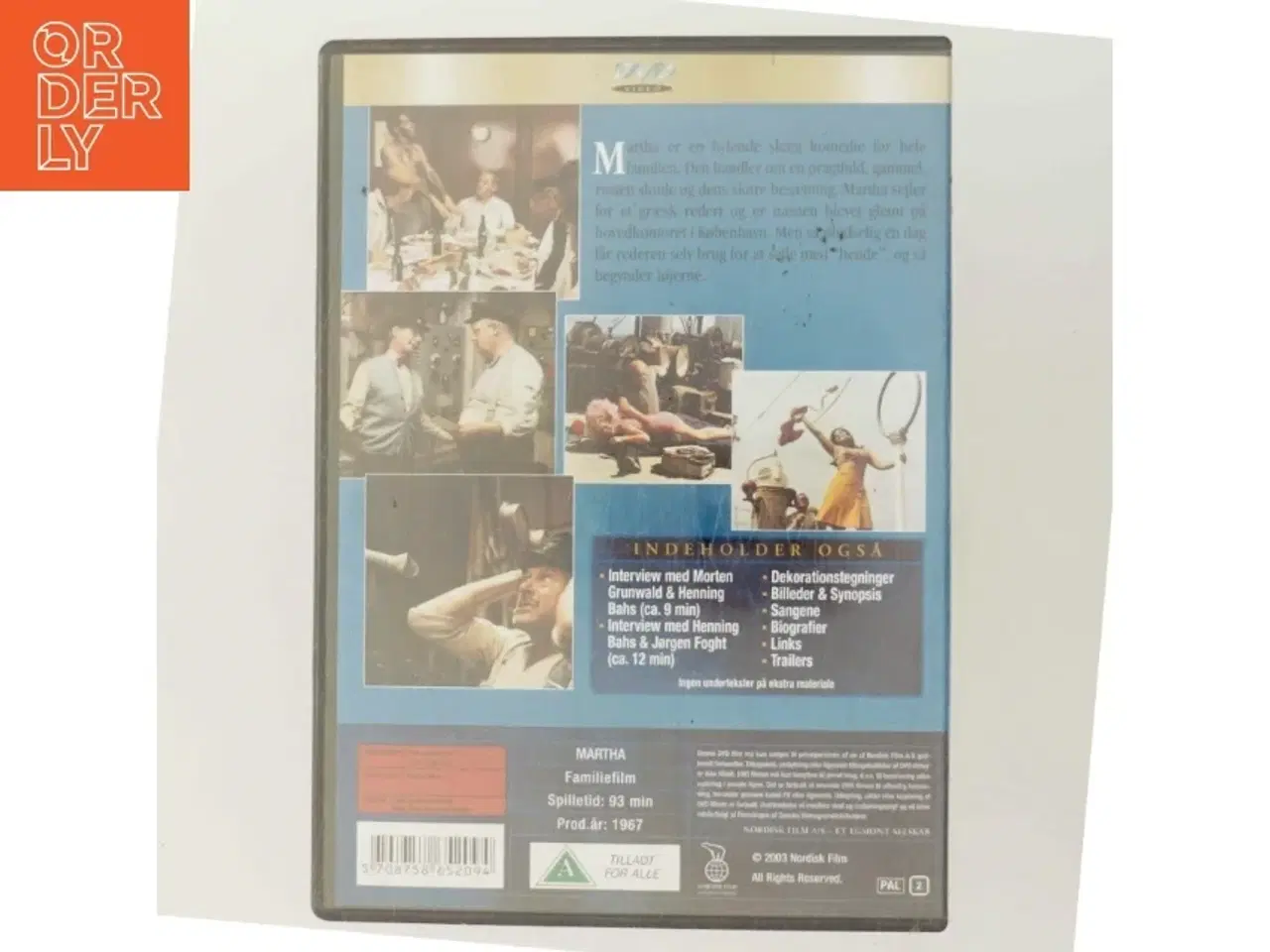 Billede 3 - Martha [ NON-USA FORMAT  PAL  Reg.2 Import - Denmark ] med Ove Sprogøe (DVD)