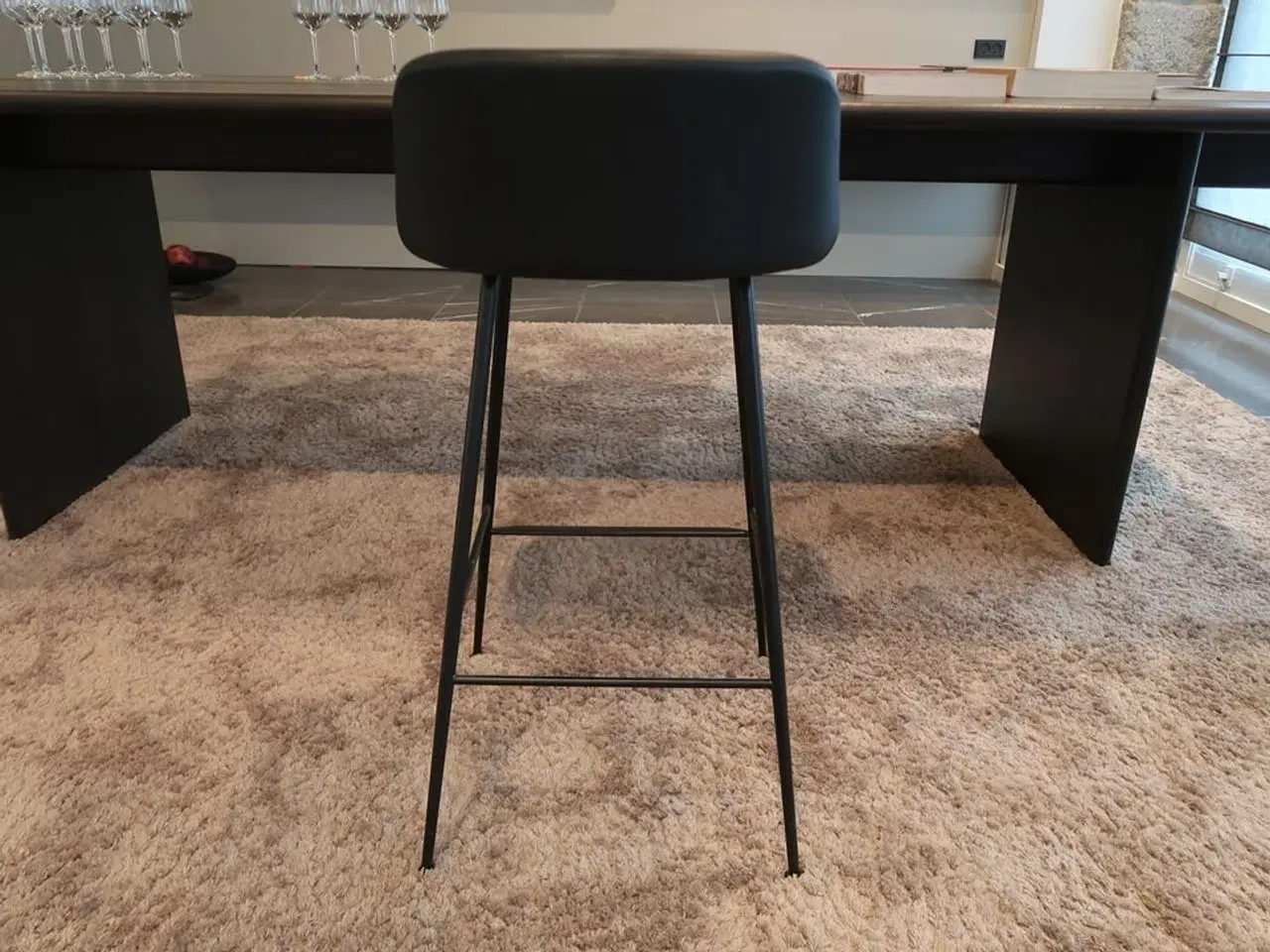 Billede 4 - &Tradition Rely HW88 Barstol - semi anilin læder