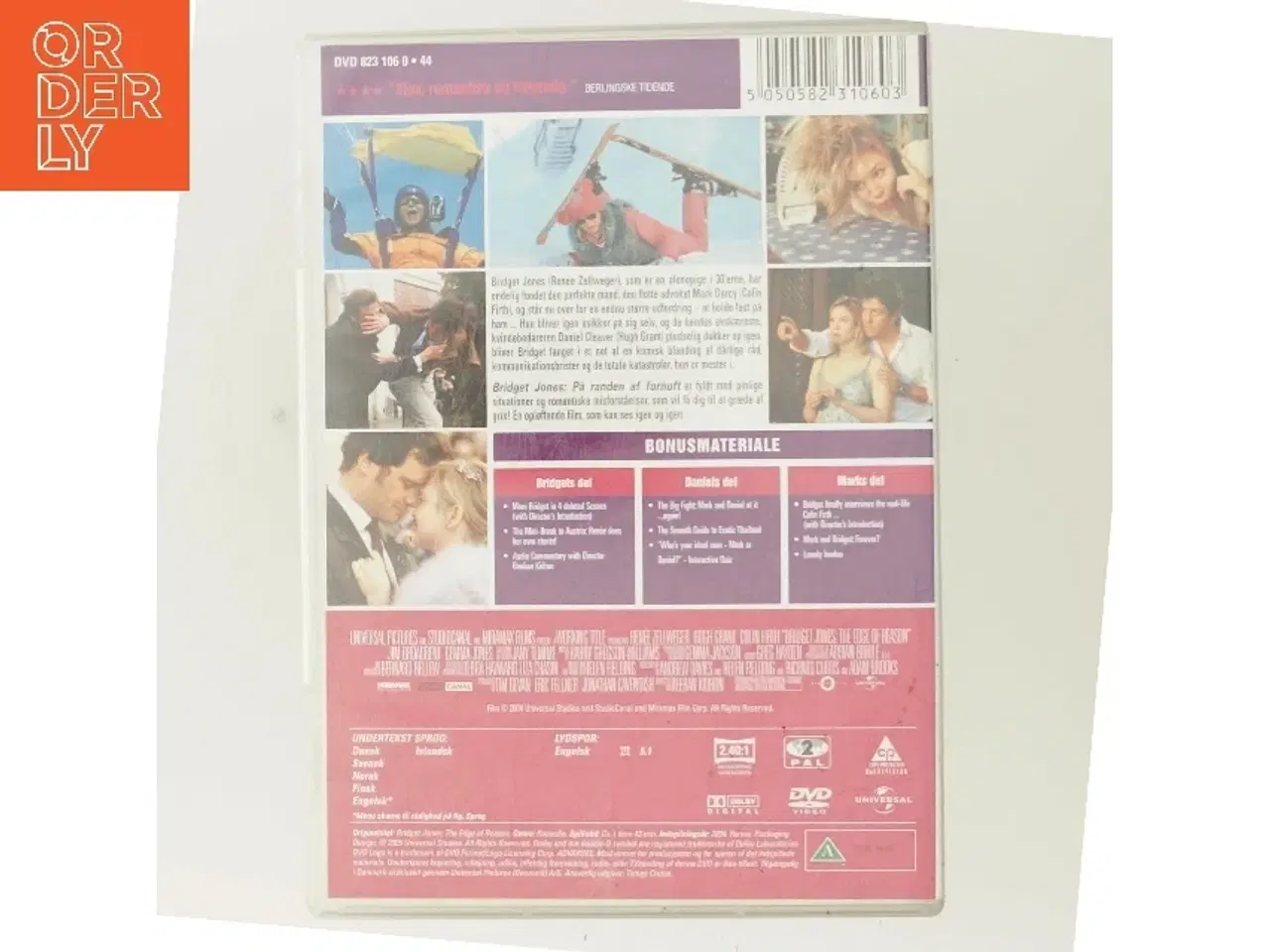 Billede 3 - Bridget Jones - På randen af fornuft (DVD) med Renée Zellweger (DVD)