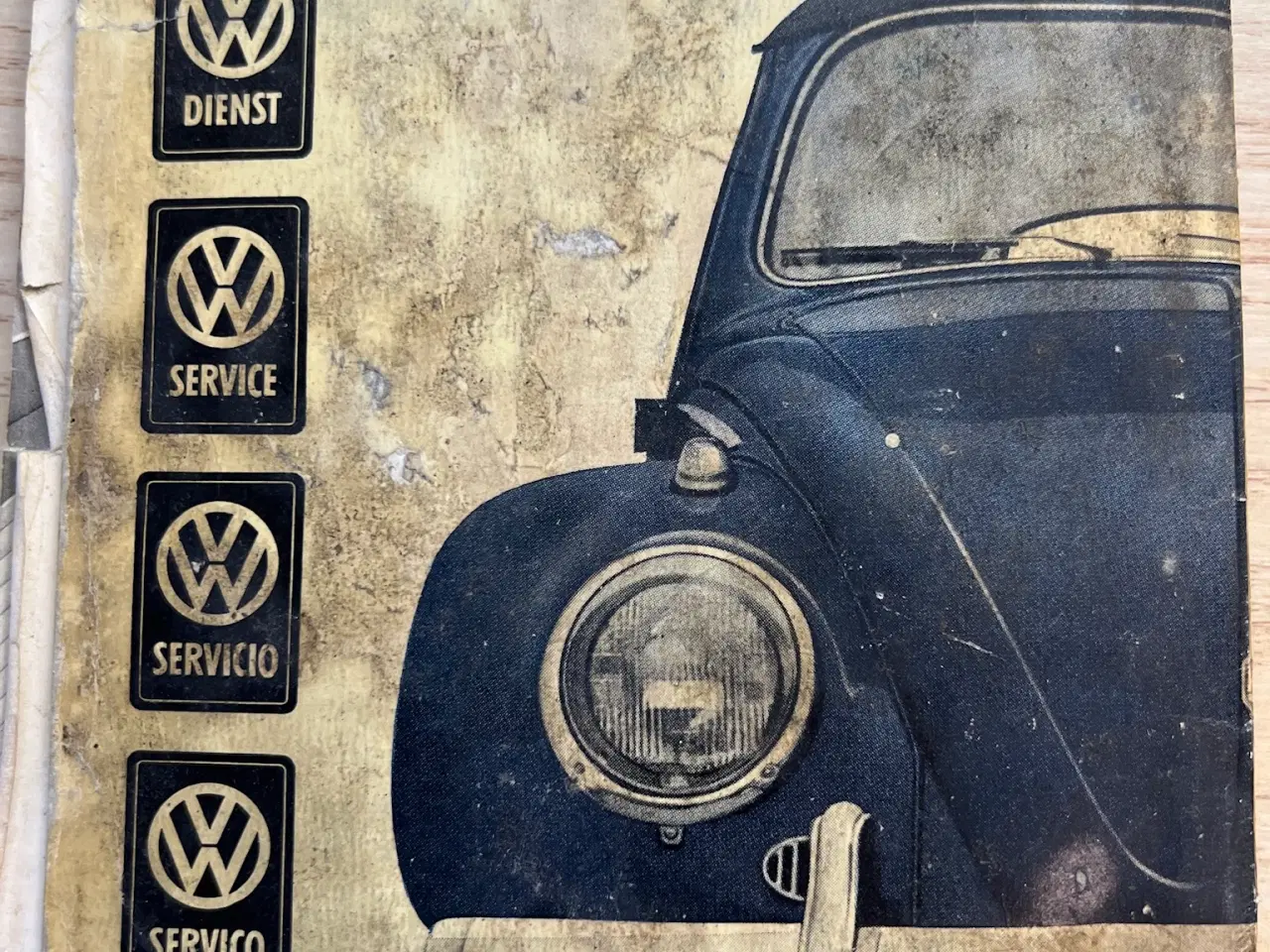 Billede 4 - VW Bobbel 1300 Instruktionsbog 1963
