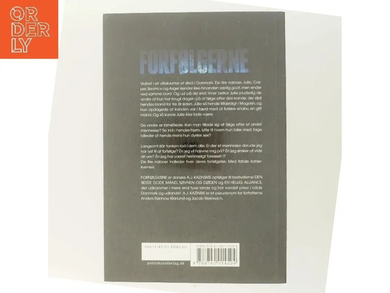 Billede 3 - Forfølgerne af A. J. Kazinski (Bog)