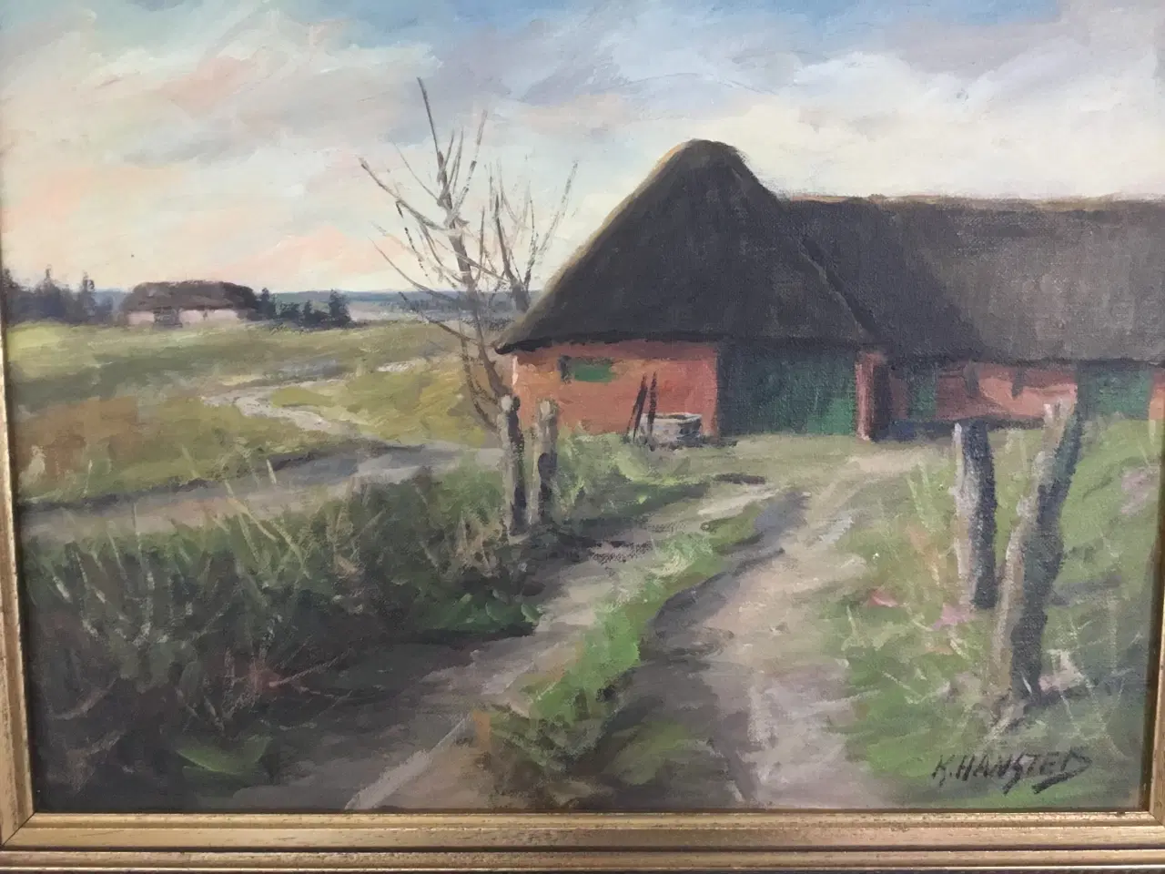 Billede 3 - Flot maleri af Handsted