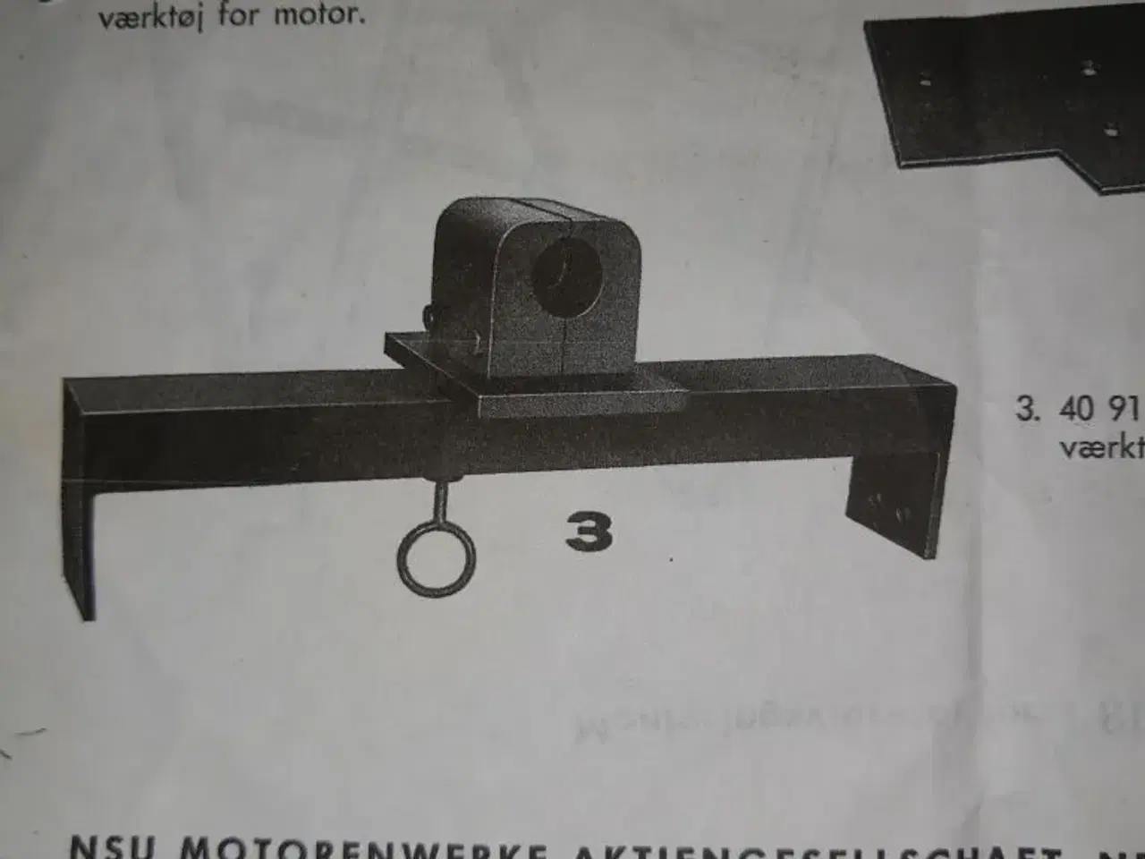 Billede 4 - NSU Værktøj+motorstander