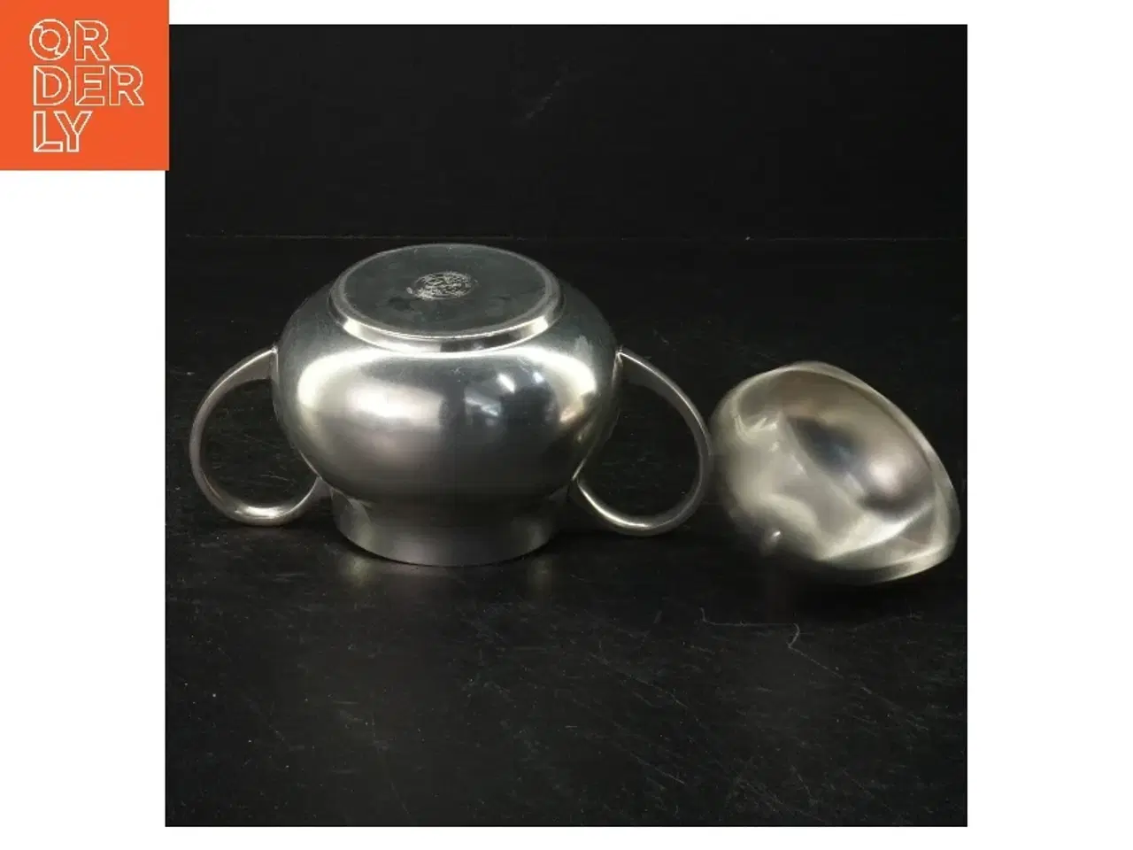 Billede 2 - Hollandsk sukkerskål I tin