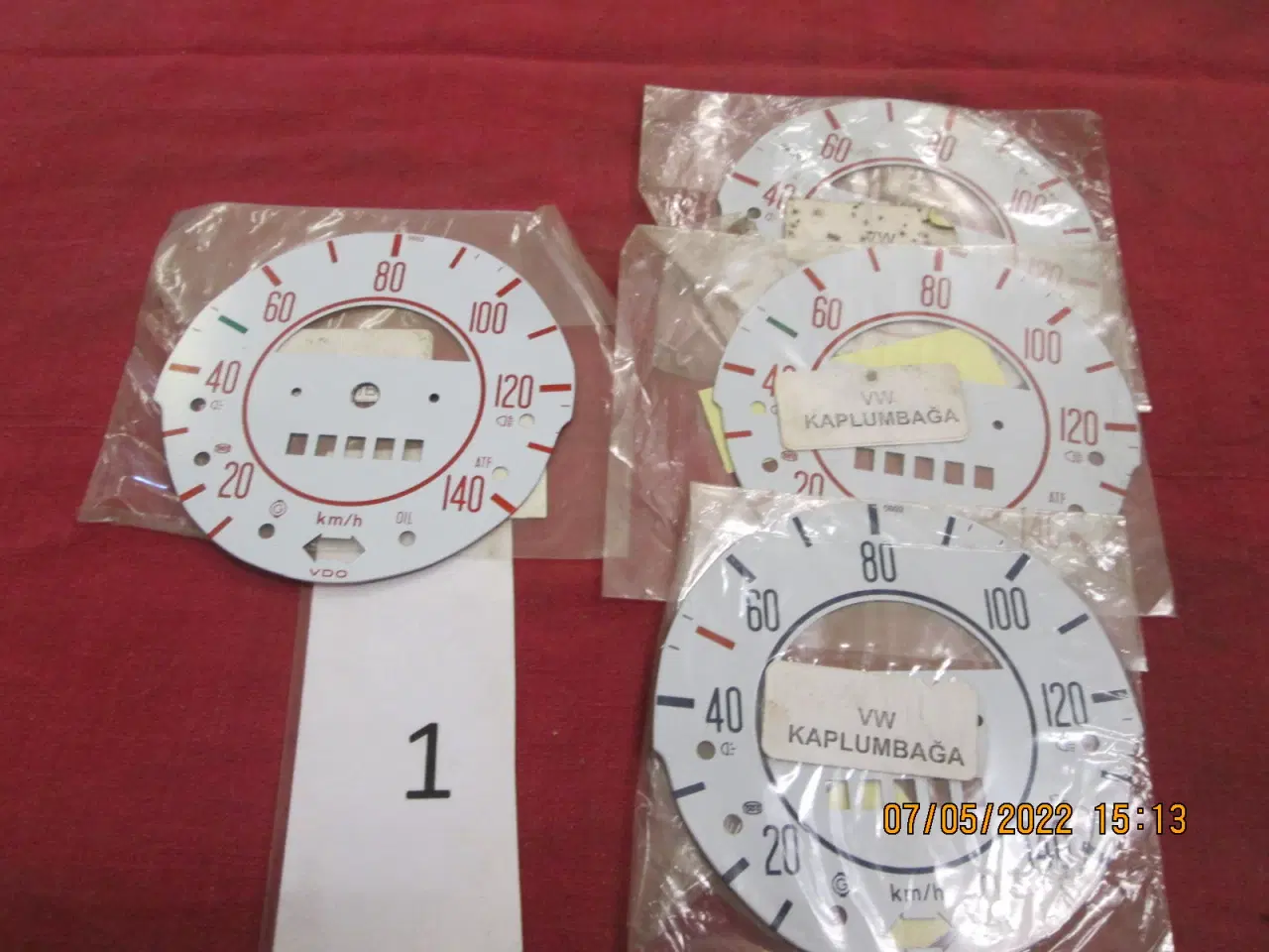Billede 3 - VW BOBBEL URSKIVER. (SPEEDOMETER)