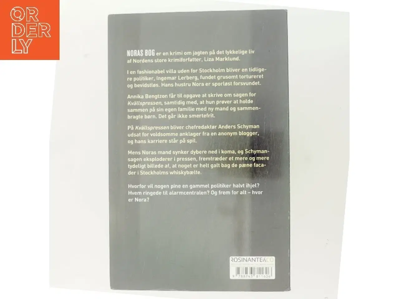Billede 3 - Noras bog : krimi af Liza Marklund (Bog)