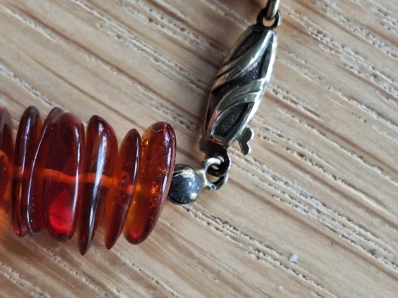 Billede 5 - Poleret ravhalskæde