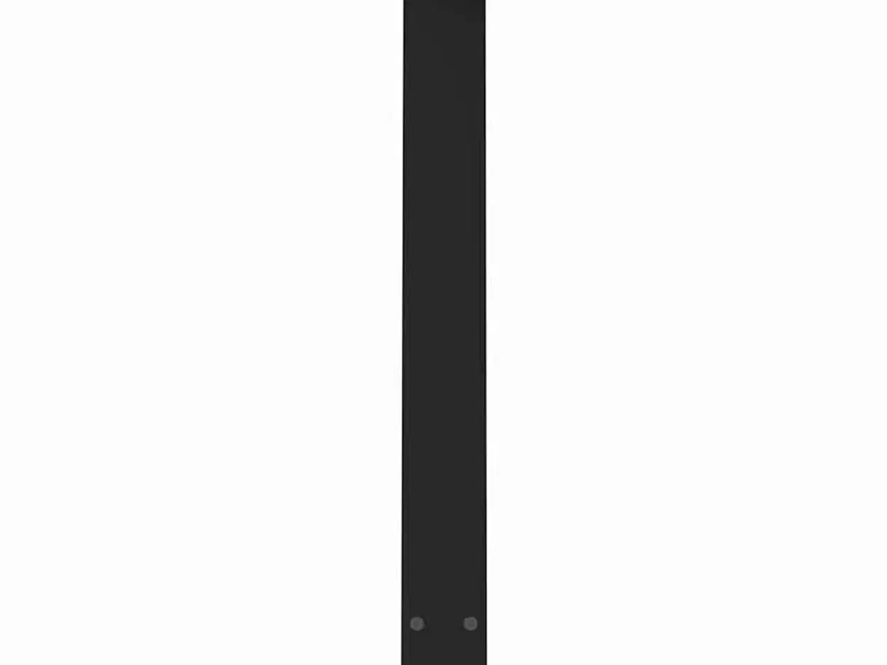 Billede 6 - Spisebordsben A-formet 2 stk. sort 80x(72-73) cm stål