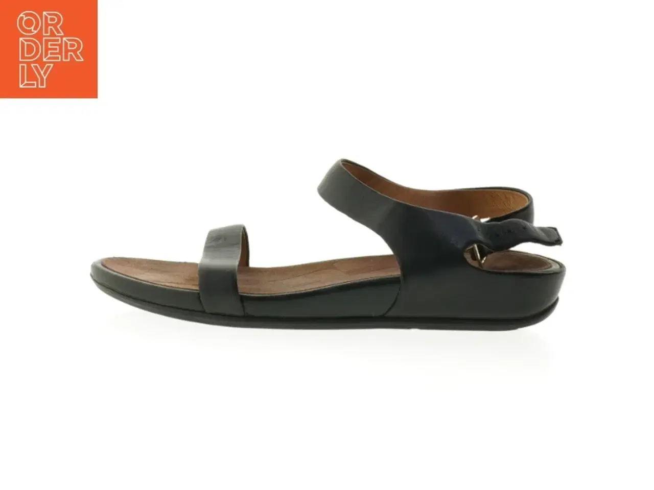 Billede 1 - Brugte sorte dame sandaler (str. 39 )