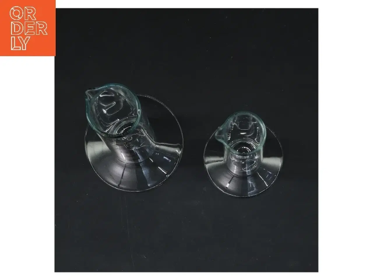 Billede 3 - Målebæger sæt i glas (str. 14 cm & 12,5 cm)