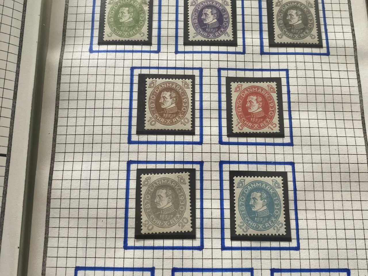 Billede 6 - Frimærker 1904-1933 diverse 1,2,3,4,5 mv. øre 