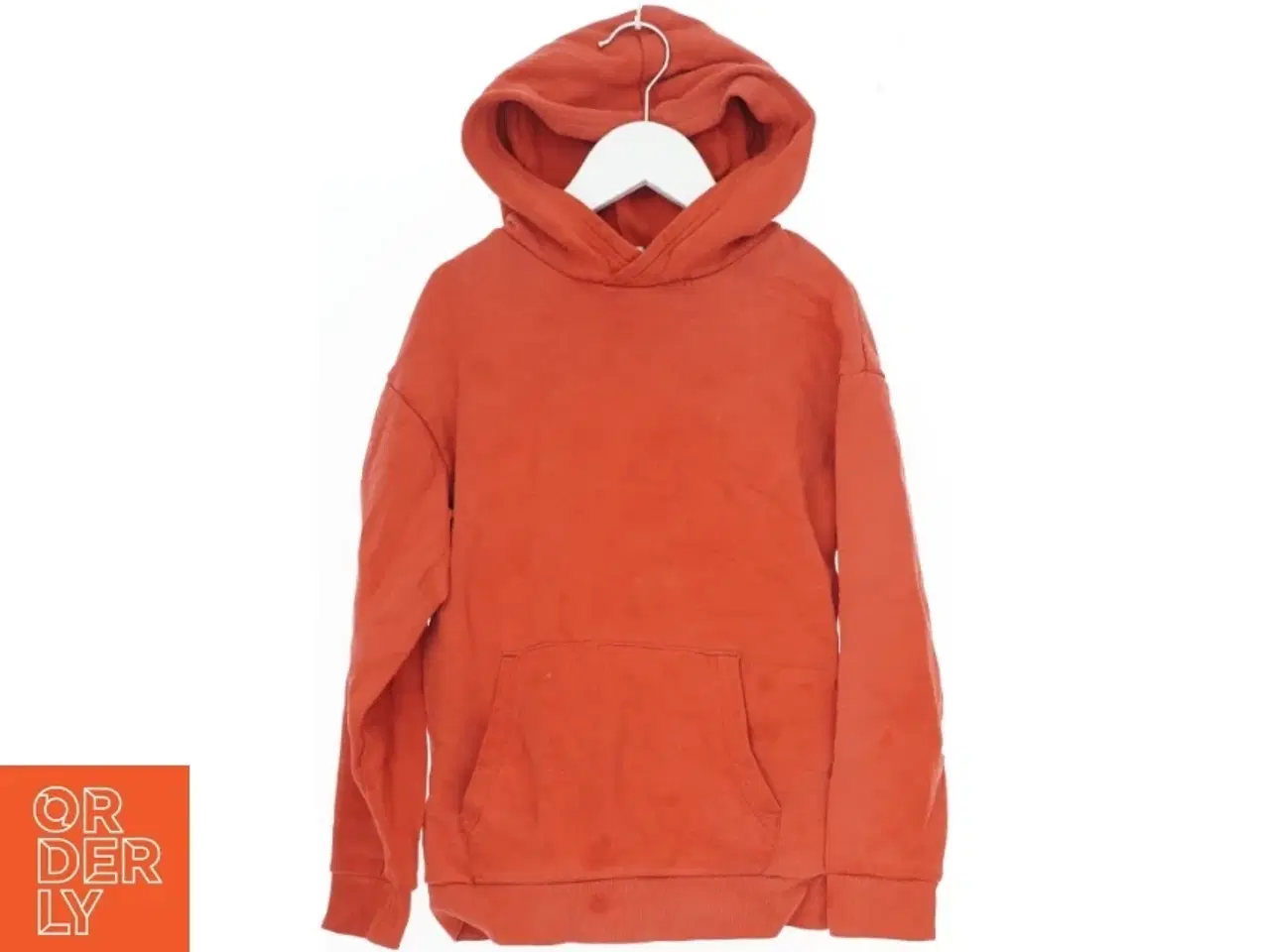 Billede 1 - Rød hættetrøje fra H&M (str. 134)