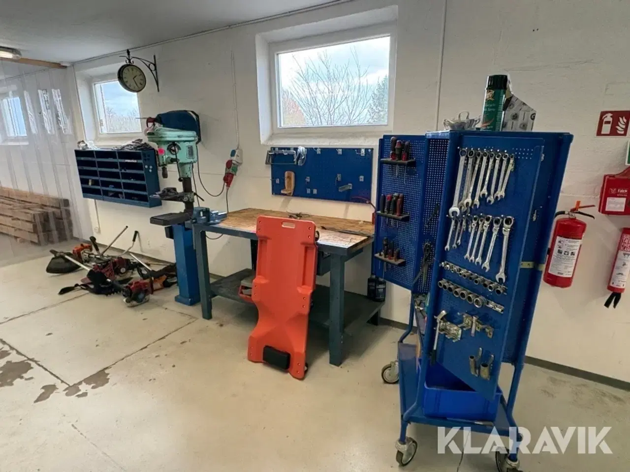 Billede 2 - Værkstedsinventar Elux, Stahlkaiser, Geovent m.fl.