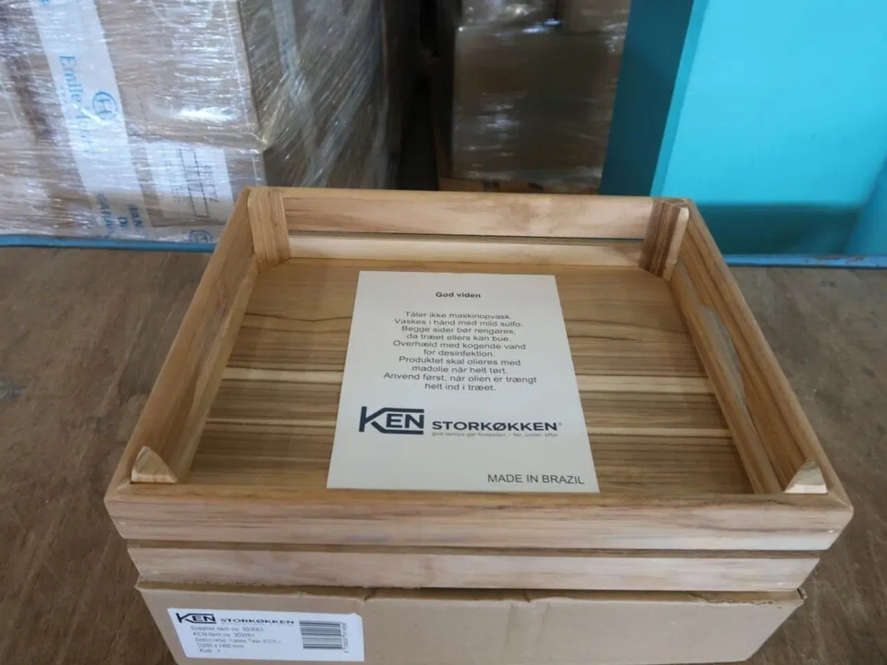 Billede 2 - 10 stk. Teak kasser  WOOD BY KEN STORKØKKEN 303561