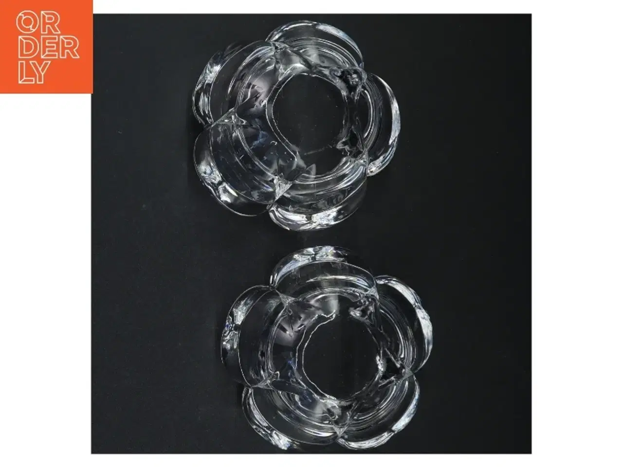 Billede 3 - Glas lysestager (str. 9 x 12 cm)