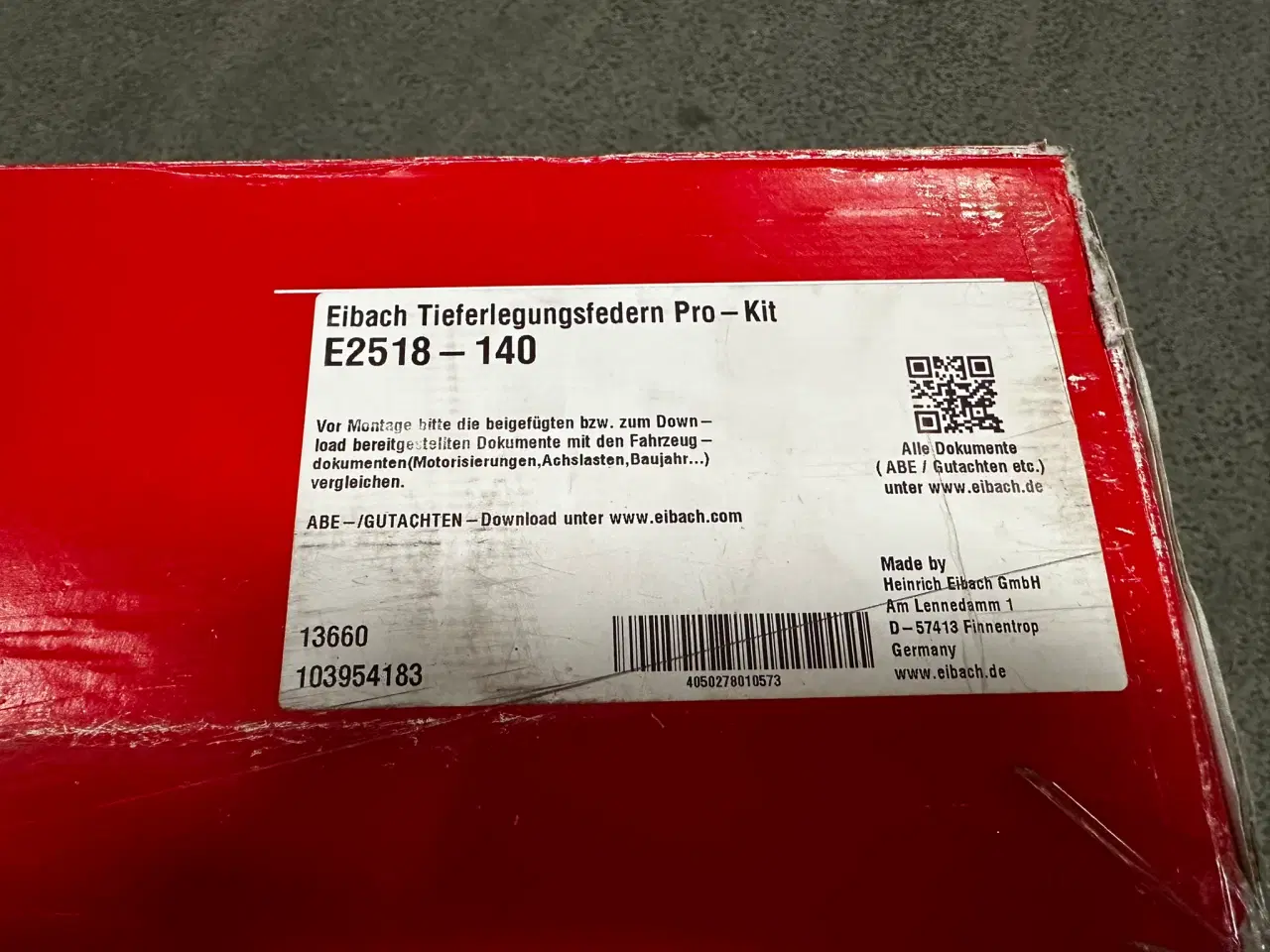 Billede 3 - Eibach sænkningssæt til Mercedes E-klasse (W124)