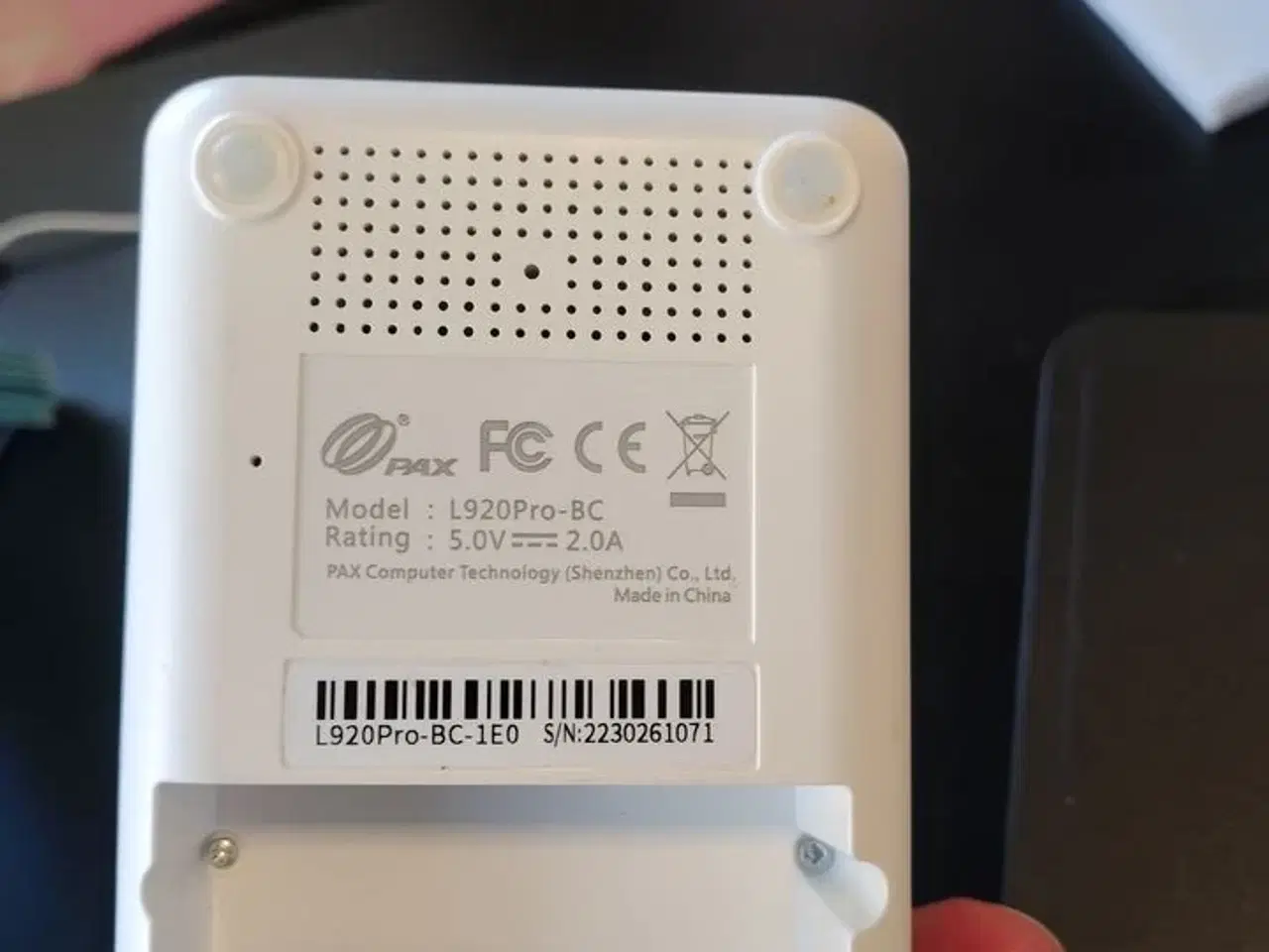 Billede 6 - Kortterminal og bonprinter