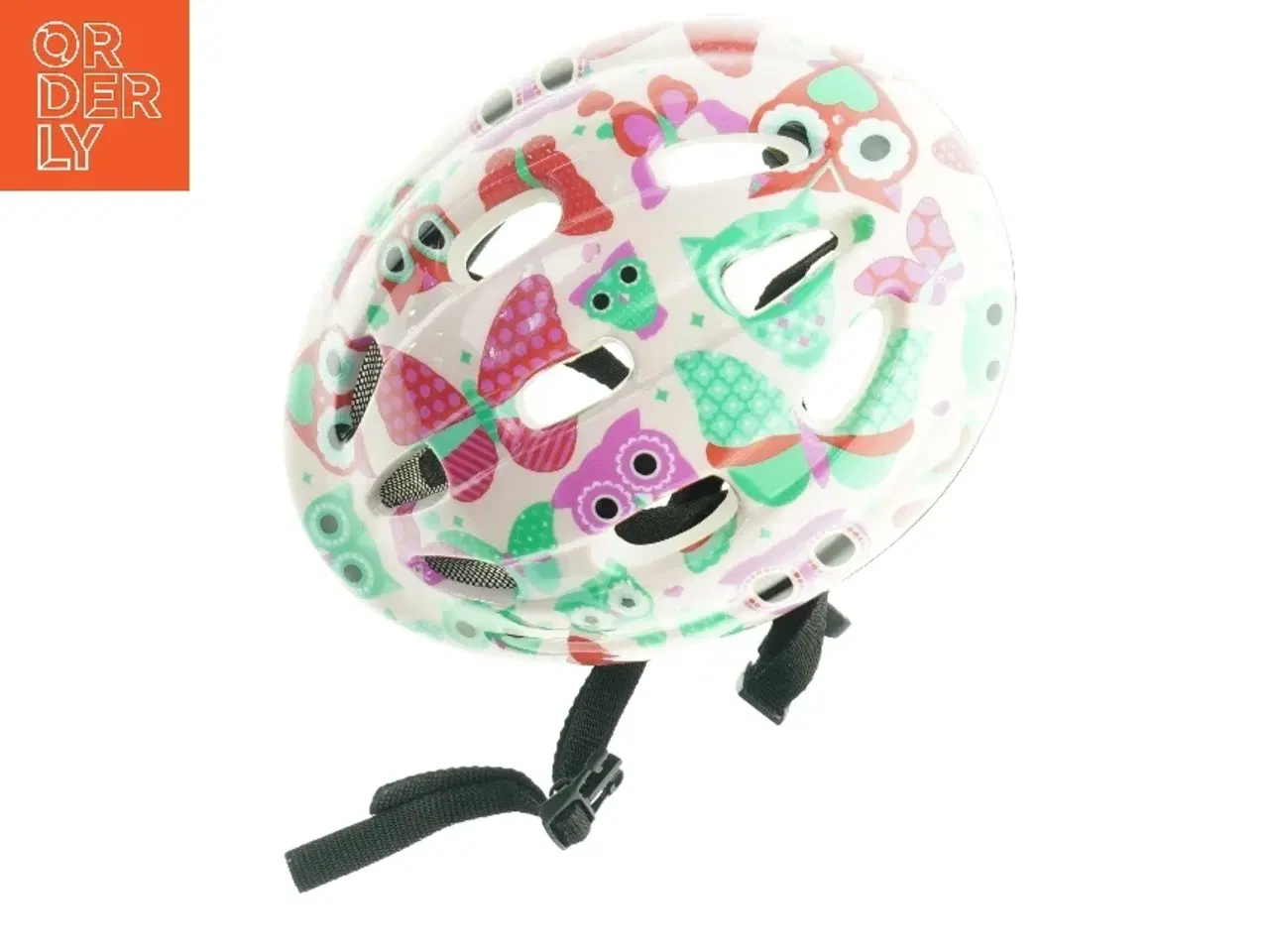 Billede 2 - Børne cykelhjelm med ugler