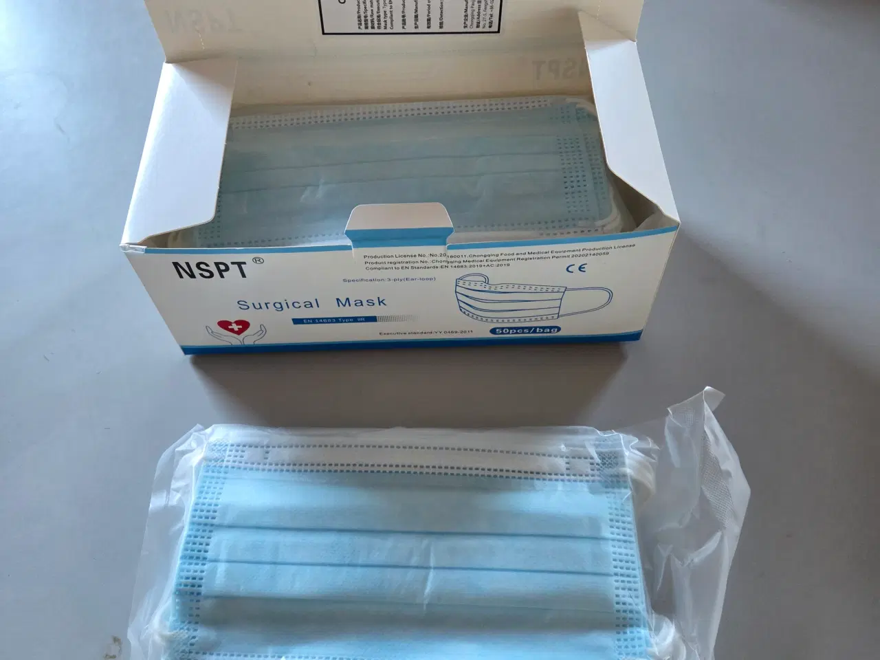 Billede 1 - Mundbind 3 lags 2000 stk.