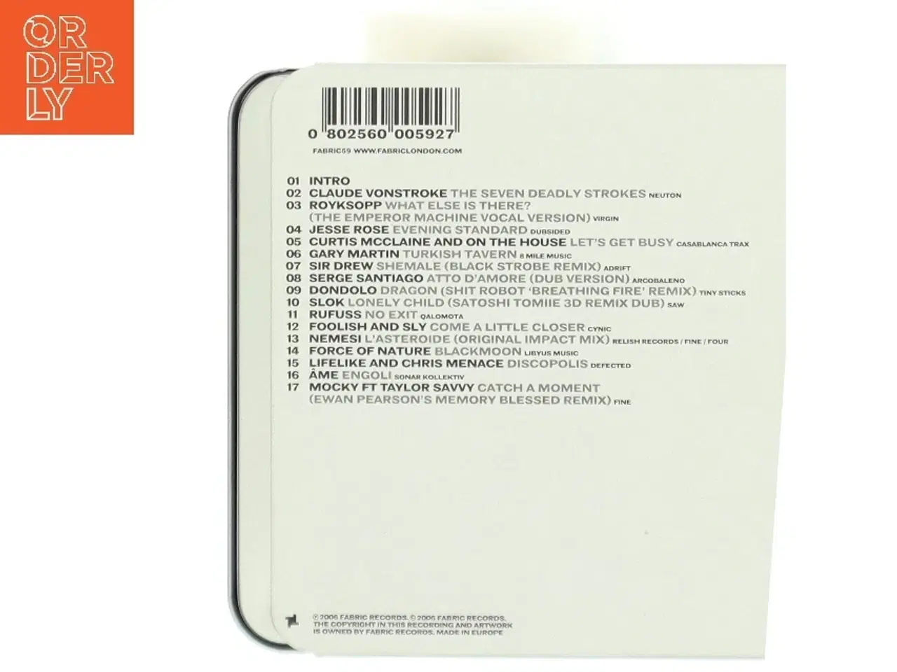 Billede 2 - Rub-N-Tug Fabric30 (CD) fra Fabric Records