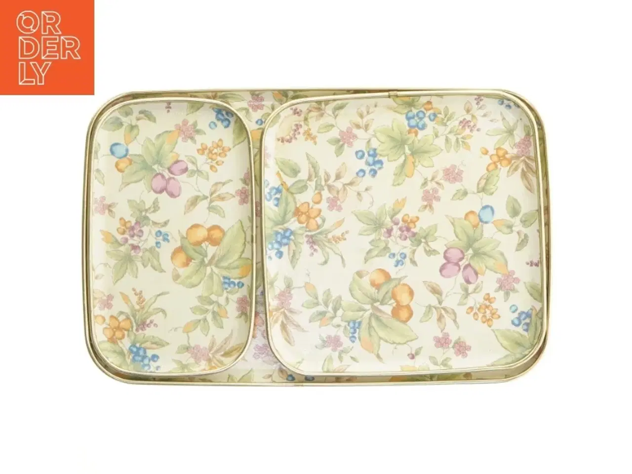 Billede 2 - Dekorative bakker med blomstermotiv (str. 46x30 cm)