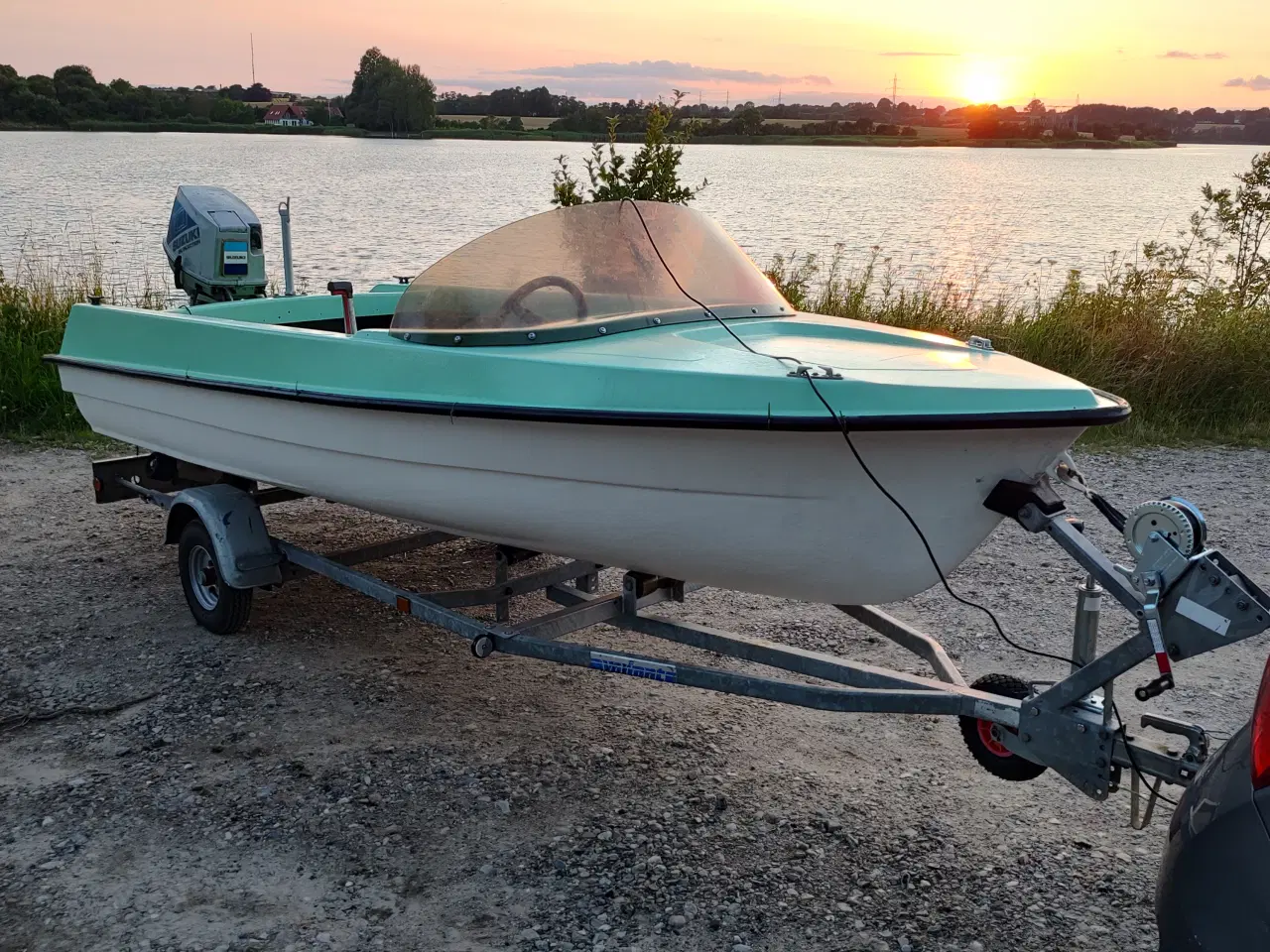 Billede 1 - Skøn 14 fods speedbåd m. Bådtrailer