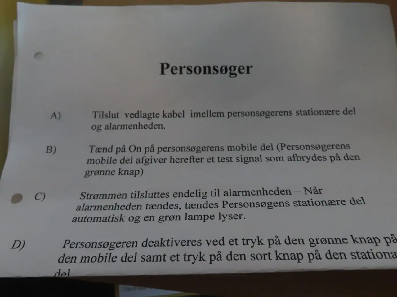 Billede 4 - Personsøger system